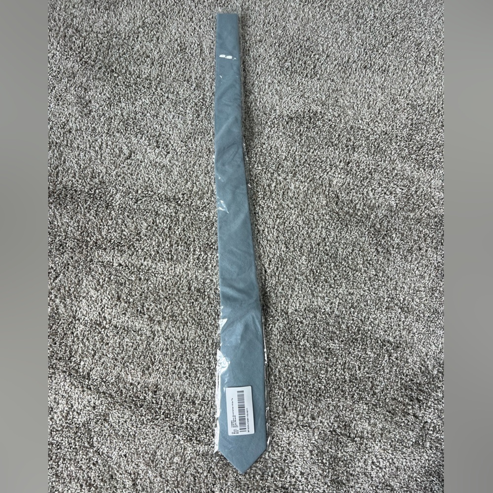 Brand New- Men’s Soft Cotton Dusty Blue Groomsmen Ties Qty 12